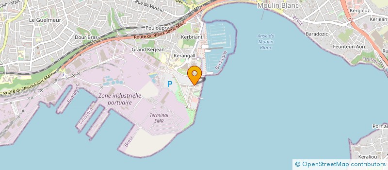 localisation de l'entreprise DEVCOMM à BREST