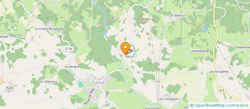 localisation de l'entreprise DEVCONSEIL à NAILLAT