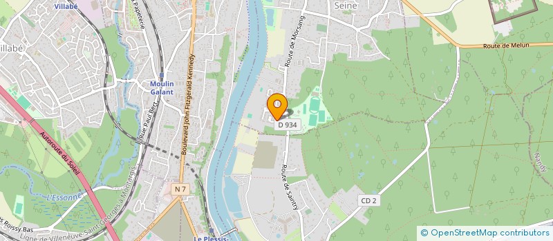 localisation de l'entreprise DEVDEN  SAINTRY-SUR-SEINE