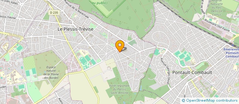 localisation de l'entreprise DEVDESIGNS à LE PLESSIS-TREVISE