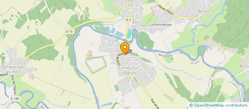 localisation de l'entreprise DEVECEY ANIMATION  DEVECEY