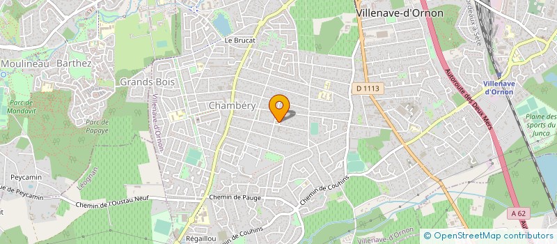 localisation de l'entreprise DEVECI  VILLENAVE-D'ORNON