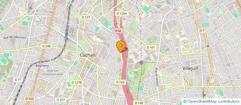 localisation de l'entreprise DEVECIOGLU  CACHAN