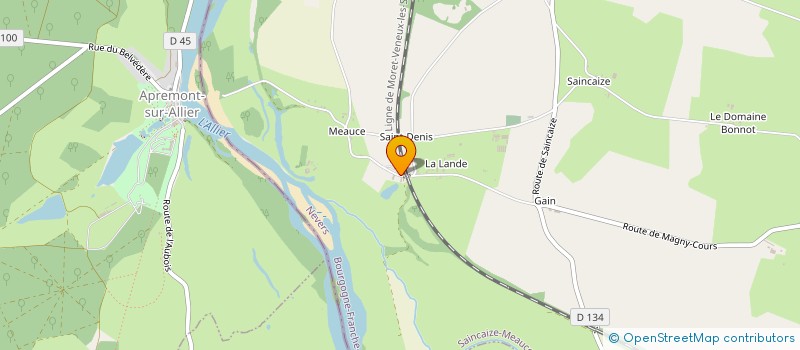 localisation de l'entreprise DEVECOM à SAINCAIZE-MEAUCE