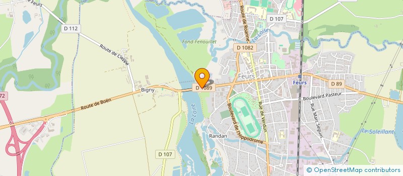 localisation de l'entreprise DEVEILLE SAS  FEURS