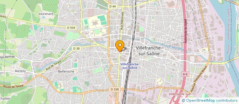 localisation de l'entreprise DEVELAY à VILLEFRANCHE-SUR-SAONE