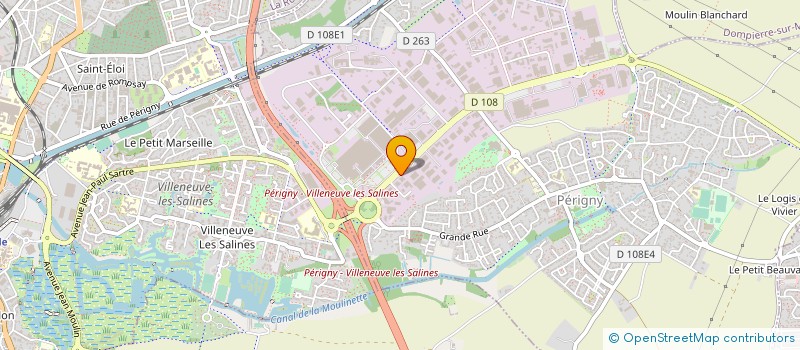 localisation de l'entreprise DEVELAY SA à PERIGNY