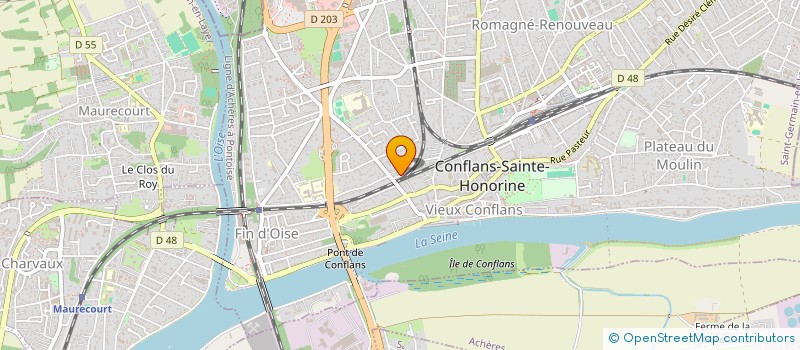 localisation de l'entreprise DEVELEC à CONFLANS-SAINTE-HONORINE