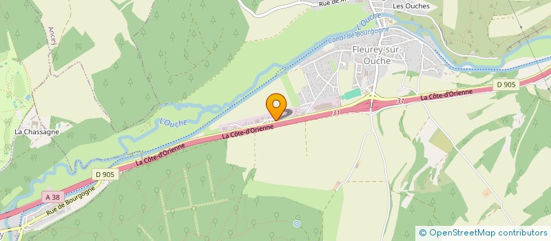 localisation de l'entreprise DEVELEY IMMOBILIER FRANCE  FLEUREY-SUR-OUCHE