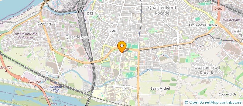 localisation de l'entreprise DEVELMPT RECHERCHE CLINIQUE ONCOLOGIE à AVIGNON