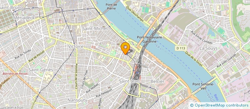 localisation de l'entreprise DEVELOLPPEMENT DU BETON PRET A L'EMPLOI AU BURKINA FASO  BORDEAUX