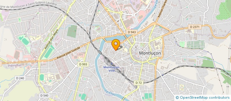 localisation de l'entreprise DEVELOP'  MONTLUCON