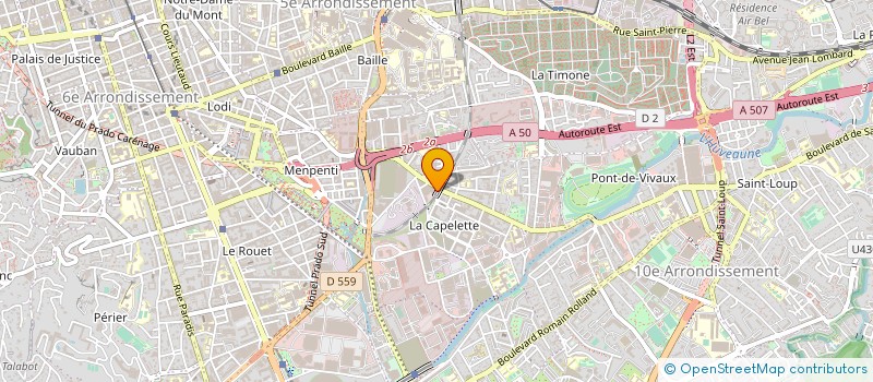 localisation de l'entreprise DEVELOP APPLICAT PLASTURGIE INDUSTRIELLE à MARSEILLE