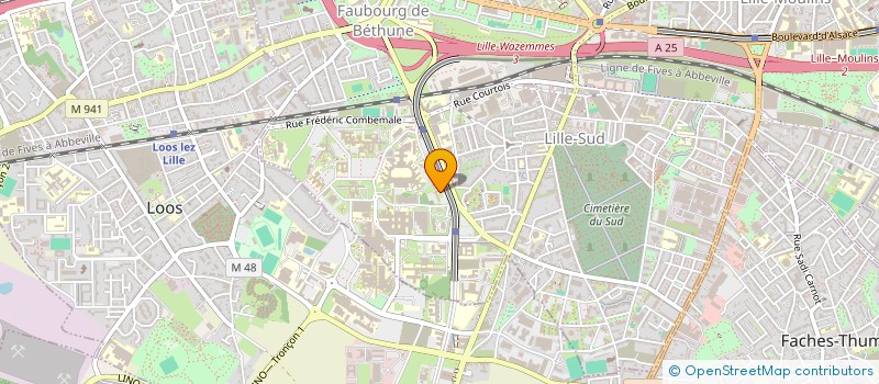 localisation de l'entreprise DEVELOP CHIRURG VISCERAL INFANTILE LILL à LILLE