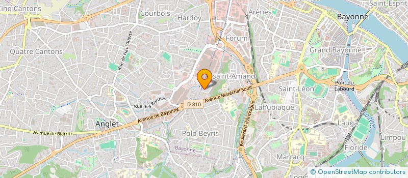 localisation de l'entreprise DEVELOP CONCEPT  BAYONNE