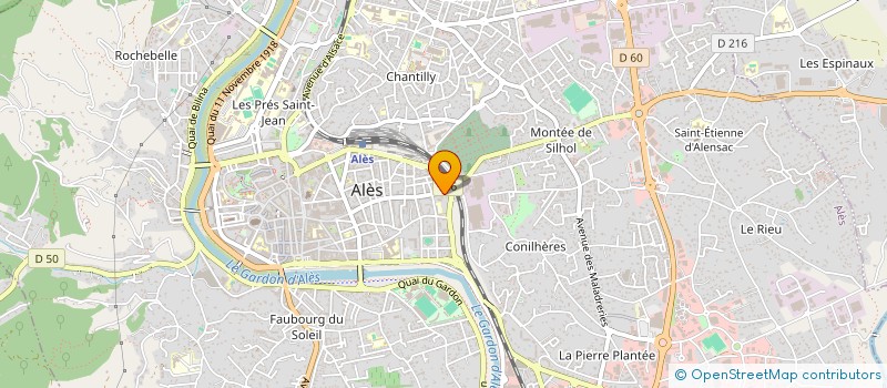 localisation de l'entreprise DEVELOP EMPLOI AGRICOLE ET RURAL DU GARD  ALES