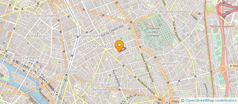 localisation de l'entreprise DEVELOP ETUDE FORMAT INTEGR INFORMATIQUE  PARIS