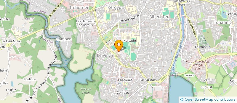 localisation de l'entreprise DEVELOP ETUDE RECHERCHE ORGANISATEUR à VANNES
