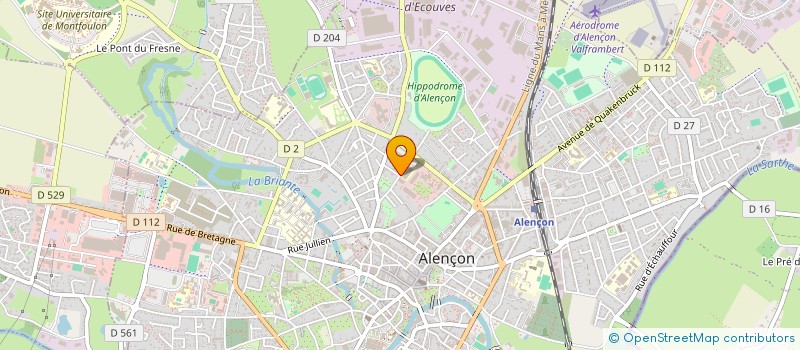 localisation de l'entreprise DEVELOP FORMATION PRO DANS L'INDUSTRIE à ALENCON