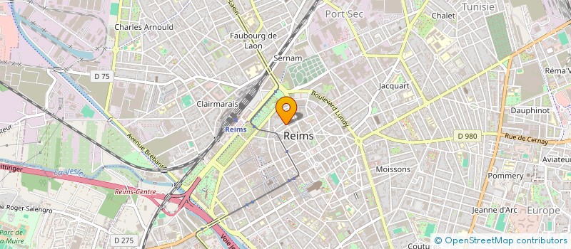 localisation de l'entreprise DEVELOP INDIVIDUEL REDYNAMISATION EMPLOI  REIMS