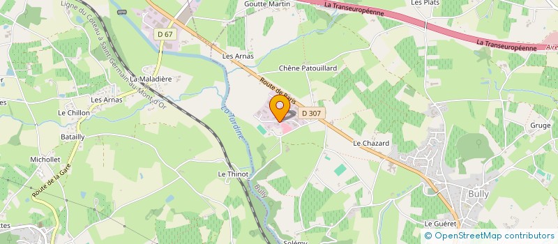 localisation de l'entreprise DEVELOP INDUS FABRICATION SIEGES à BULLY
