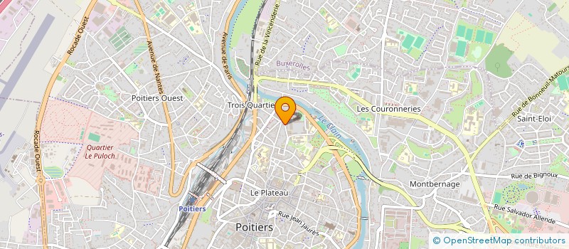 localisation de l'entreprise DEVELOP MARKETING SPORT COMMUNUCATION à POITIERS
