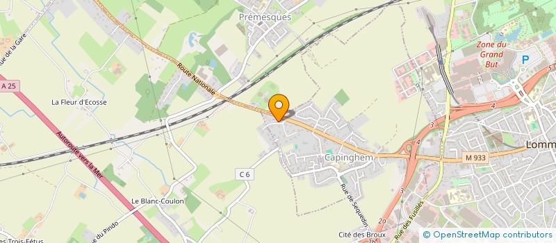 localisation de l'entreprise DEVELOP PREVENTION SECURITE ROUTIERE à LILLE