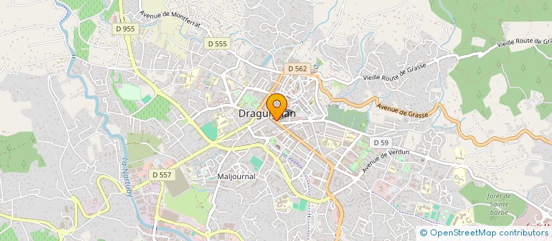 localisation de l'entreprise DEVELOP RECHERCHE AMELIORATION HABITAT à DRAGUIGNAN
