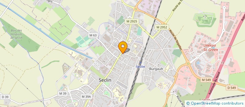 localisation de l'entreprise DEVELOP'STYL à SECLIN