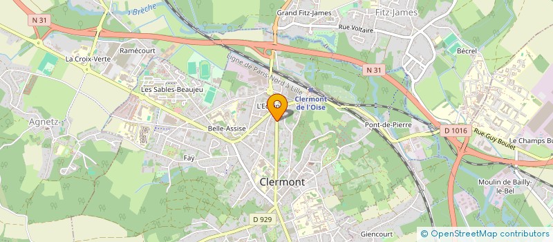 localisation de l'entreprise DEVELOPMENT ET CONSULTING à CLERMONT