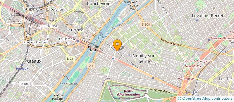 localisation de l'entreprise DEVELOPMENT STRATEGY INTERNATIONAL CONSULTANTS à NEUILLY-SUR-SEINE