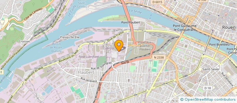 localisation de l'entreprise DEVELOPP APPLICAT INSTALL FORMAT CONSEIL à ROUEN