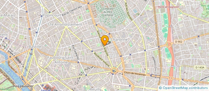 localisation de l'entreprise DEVELOPPEM RESSOURCE HUMAINE ENTREP COMM  PARIS