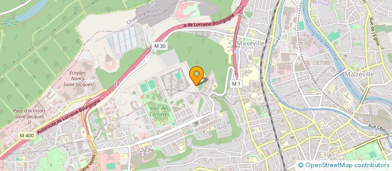 localisation de l'entreprise DEVELOPPEMENT ACTIVITES LOISIRS EDUCAT.  MAXEVILLE