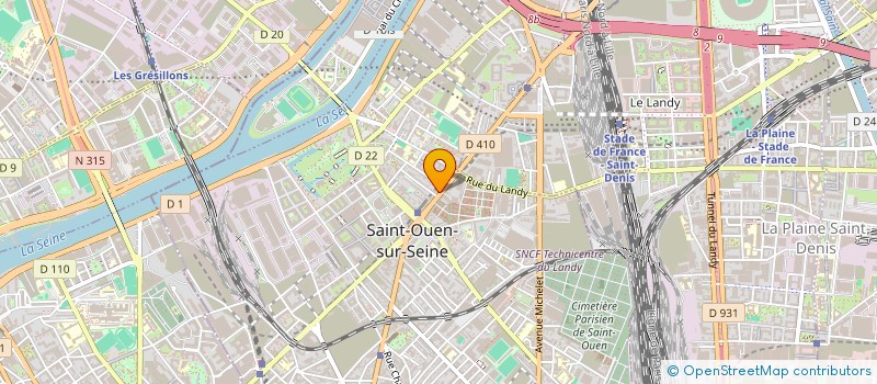 localisation de l'entreprise DEVELOPPEMENT ADMINISTRATIF FINANCIER ECONOMIQUE à SAINT-OUEN-SUR-SEINE
