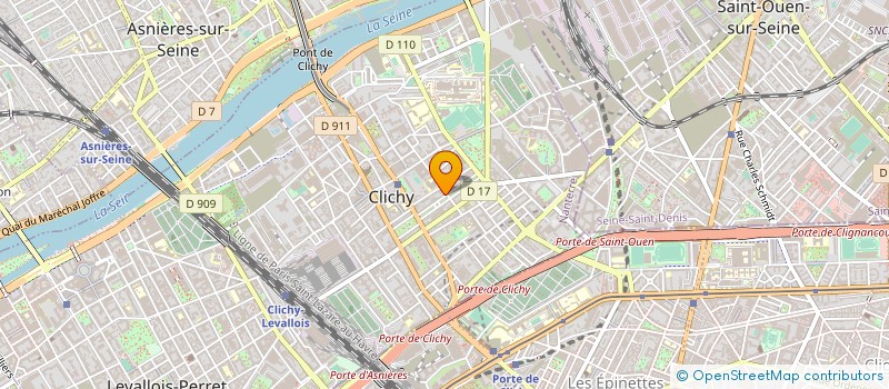 localisation de l'entreprise DEVELOPPEMENT AFFAIRE RACHAT à CLICHY