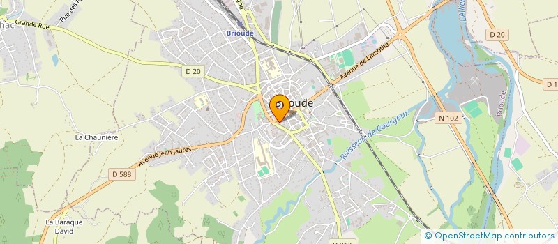 localisation de l'entreprise DEVELOPPEMENT ANIMATION SUD AUVERGNE à BRIOUDE