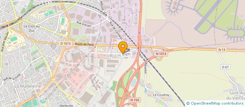 localisation de l'entreprise DEVELOPPEMENT BTP EURE à LE VIEIL-EVREUX