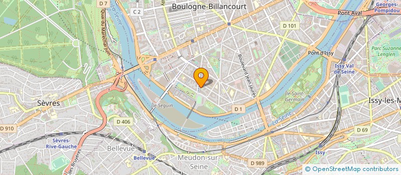 localisation de l'entreprise DEVELOPPEMENT COMMERCE ASSOCIE à BOULOGNE-BILLANCOURT