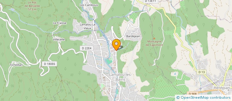 localisation de l'entreprise DEVELOPPEMENT CONSEIL INVESTISSEMENT STRATEGIE à LAMALOU-LES-BAINS