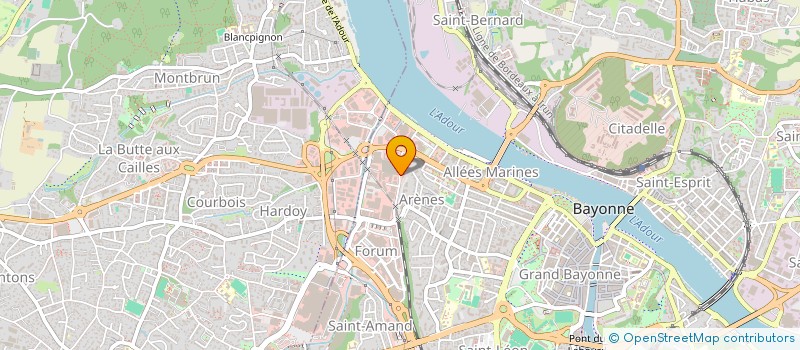 localisation de l'entreprise DEVELOPPEMENT CREATION D'ENTREPRISES à BAYONNE