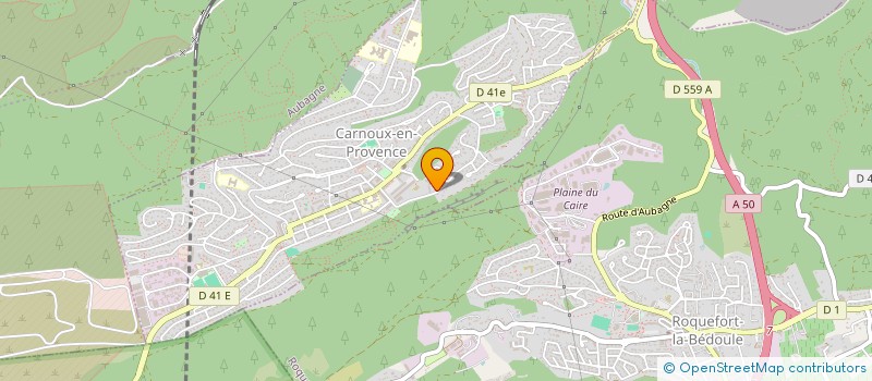 localisation de l'entreprise DEVELOPPEMENT D'ACTIVITES MUSICALES à CARNOUX-EN-PROVENCE