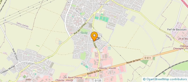 localisation de l'entreprise DEVELOPPEMENT D'APPLICATION SUR RESEAUX A VALEUR AJOUTEE  CHAURAY