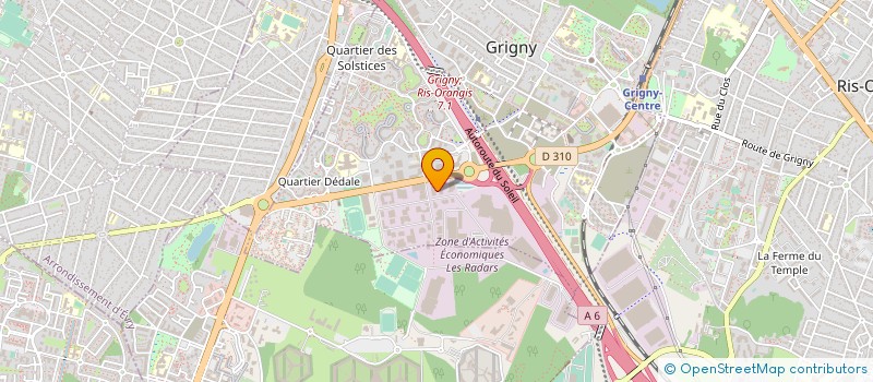 localisation de l'entreprise DEVELOPPEMENT DE L' AMENAGEMENT DURABLE à GRIGNY