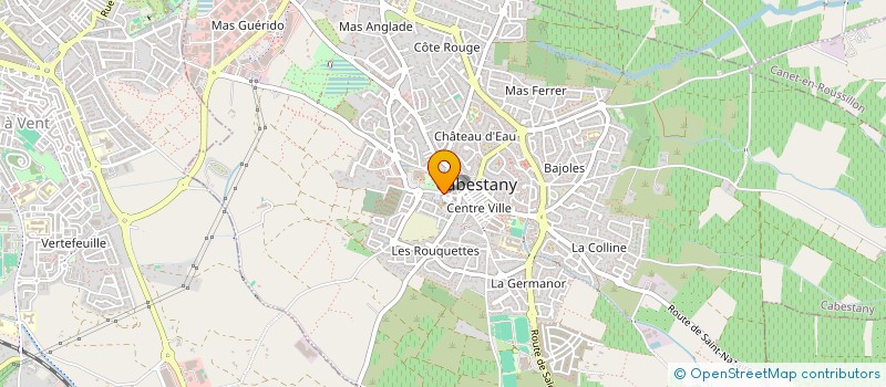localisation de l'entreprise DEVELOPPEMENT DE L OEUVRE ORGANISATION ET DIFFUSION  CABESTANY