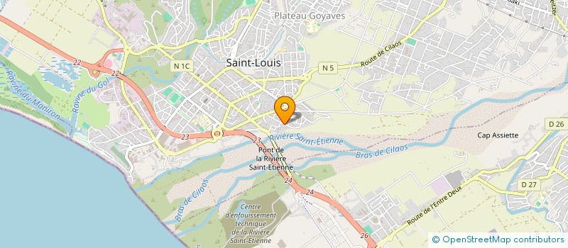 localisation de l'entreprise DEVELOPPEMENT DE LA CHAPELLE à SAINT-LOUIS
