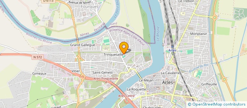 localisation de l'entreprise DEVELOPPEMENT DE LA CULTURE DE LA PAIX PAR DES ACTIONS ARTISTIQUES à ARLES