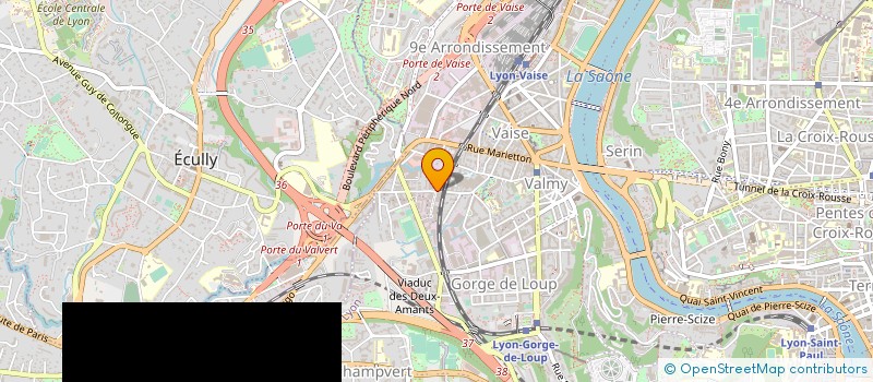 localisation de l'entreprise DEVELOPPEMENT DE PROJETS D'EDITION  LYON