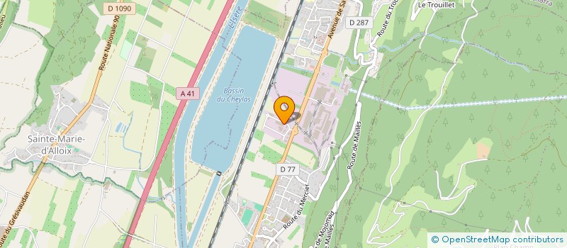 localisation de l'entreprise DEVELOPPEMENT DISTRIBUTION SERVICES  LE CHEYLAS