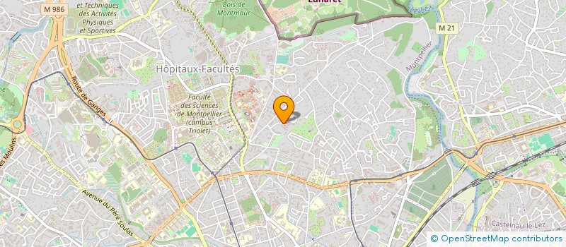 localisation de l'entreprise DEVELOPPEMENT DU DIAGNOSTIC GENOTYPIQUE à MONTPELLIER